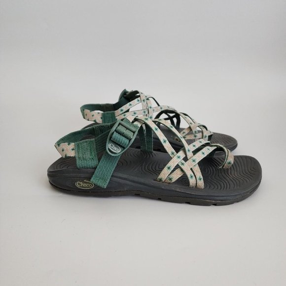 Chaco Z Volv X2 8 Diamond Pine Green Ankle Strappy Outdoor Sandals Womens 11 - Picture 2 of 10